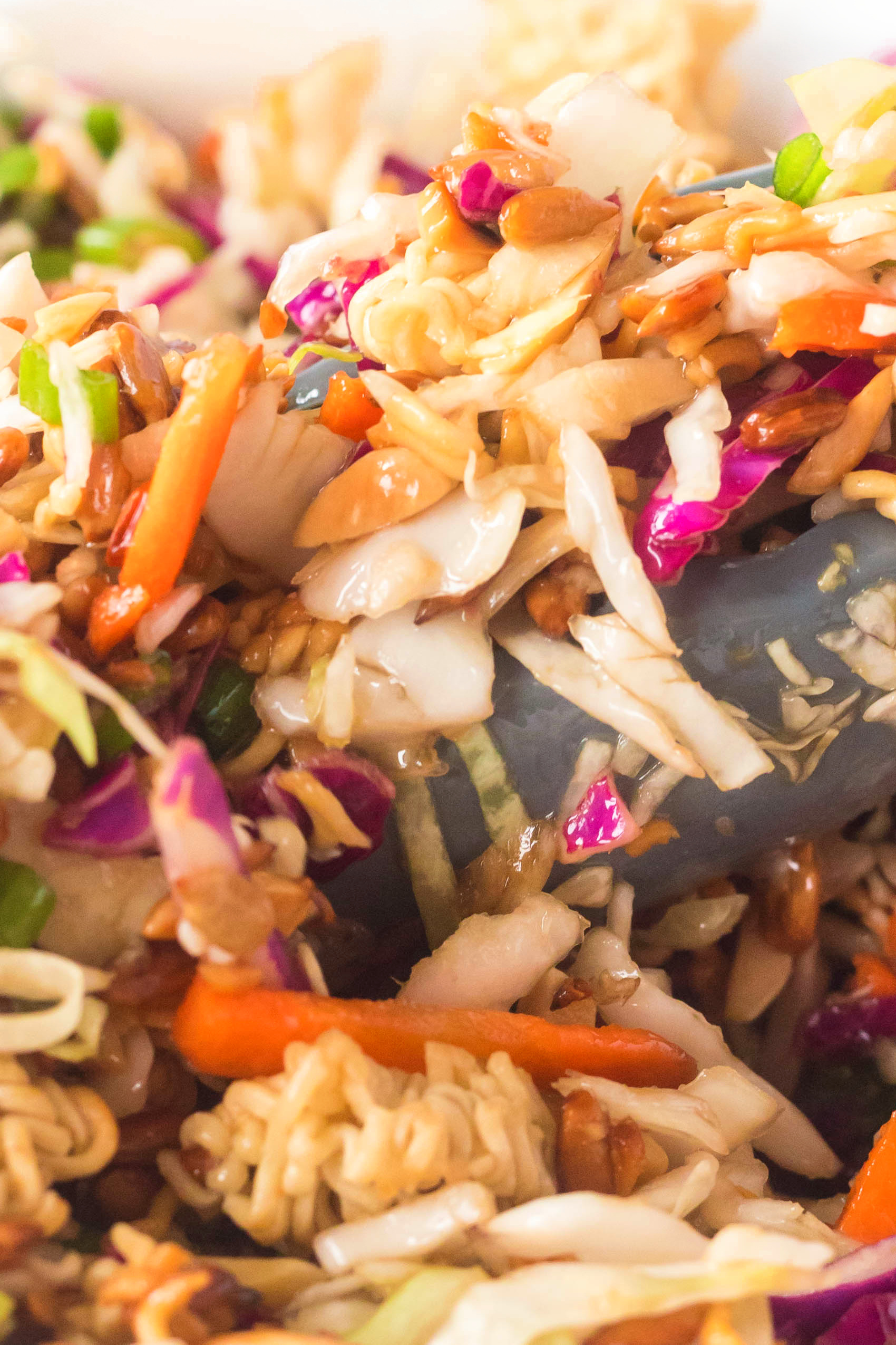 asian salad with ramen noodles