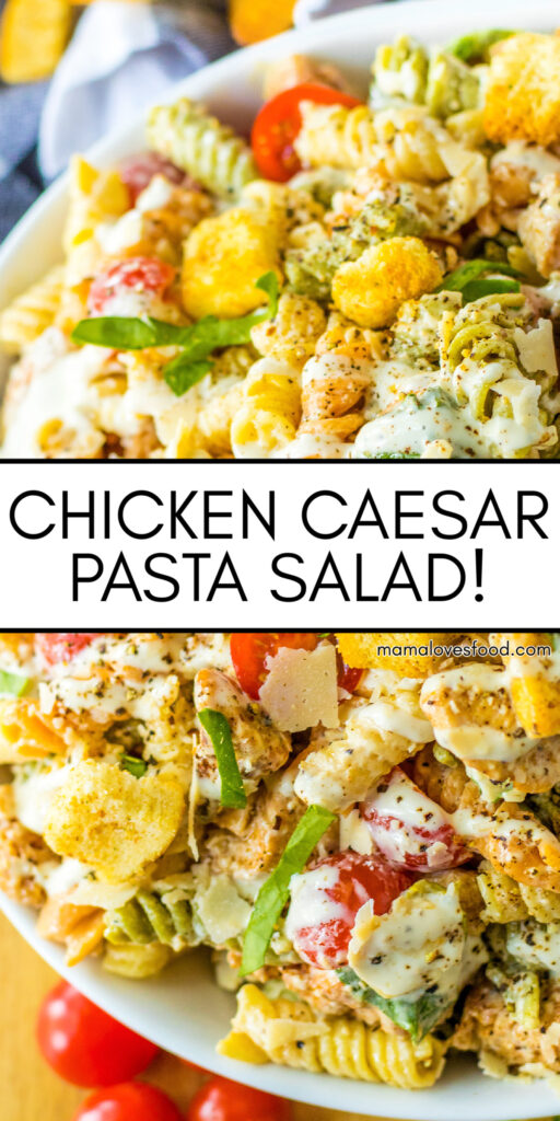 best chicken caesar pasta salad