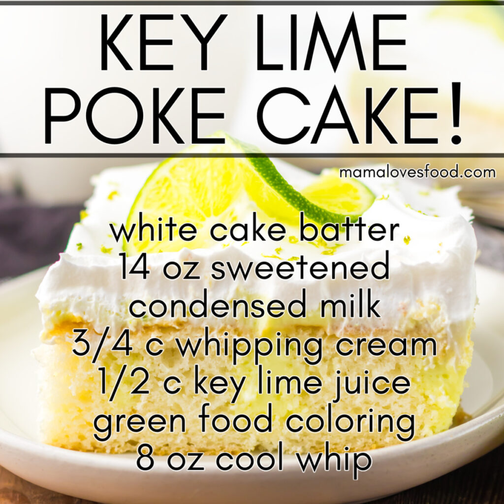 best key lime poke cake recipe