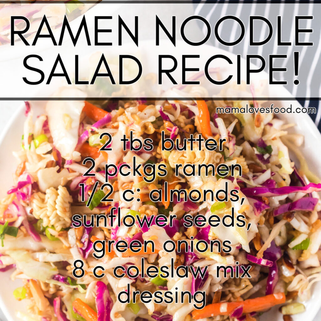cabbage and ramen noodle salad