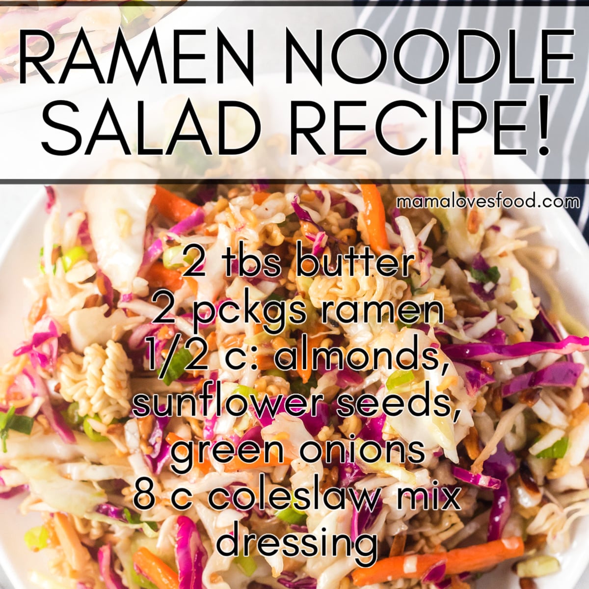 cabbage and ramen noodle salad
