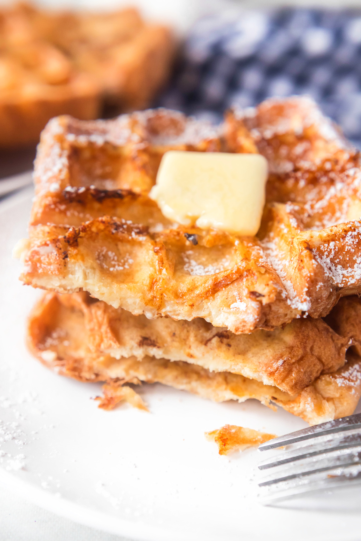 cook french toast with waffle maker