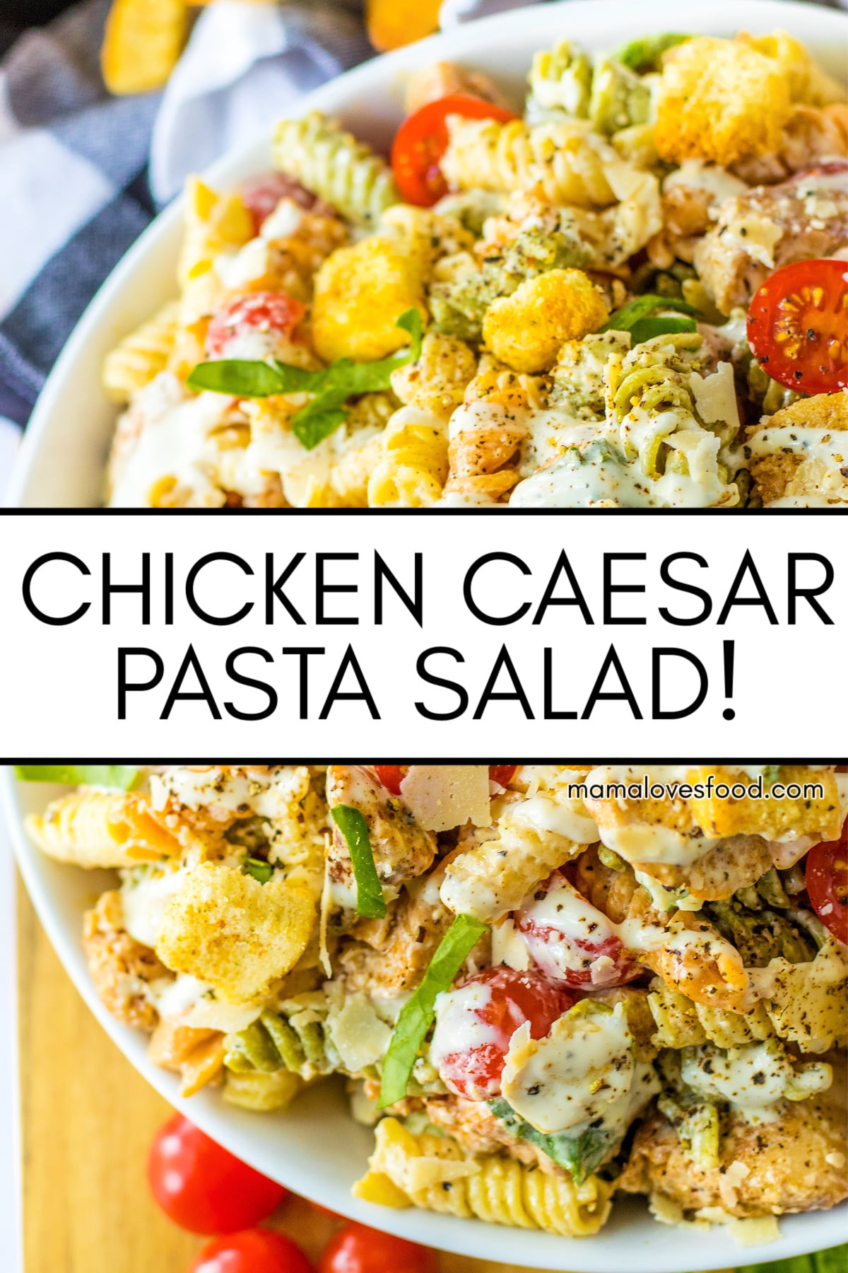 easy chicken caesar pasta salad recipe
