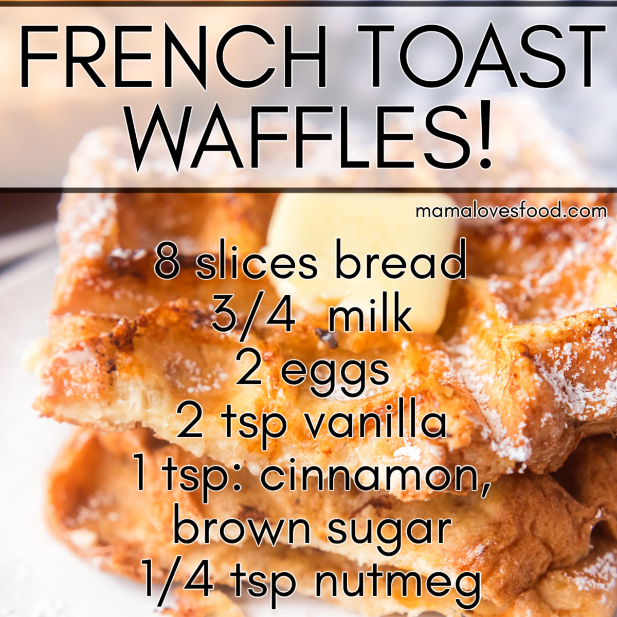 easy french toast waffles recipe