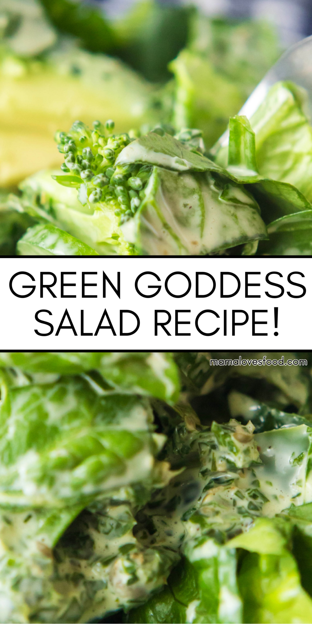 easy green goddess salad recipe