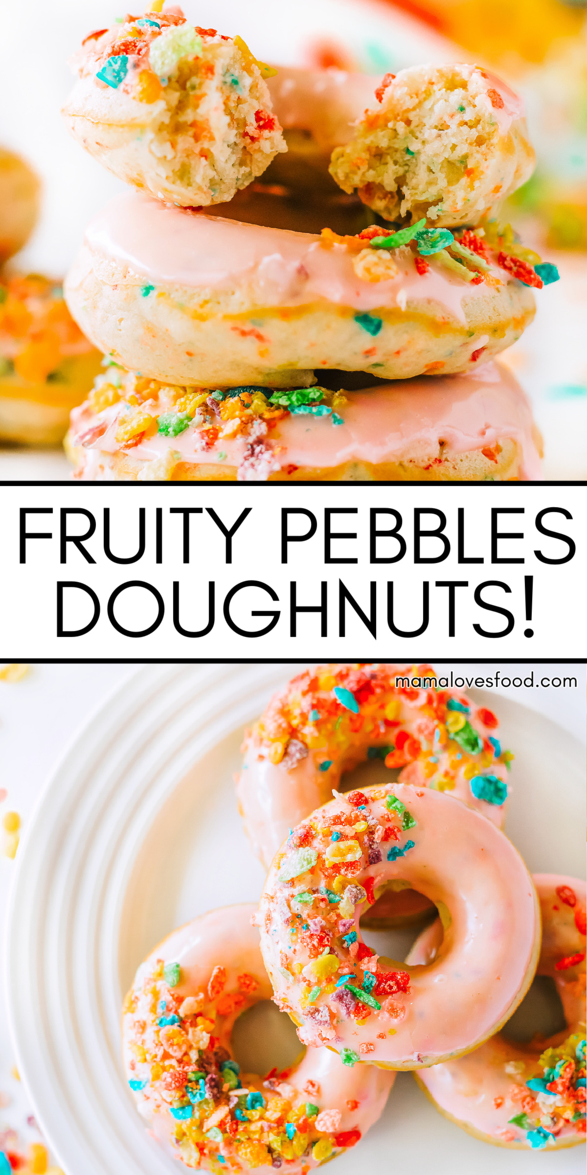 fruity pebble doughnut recipe