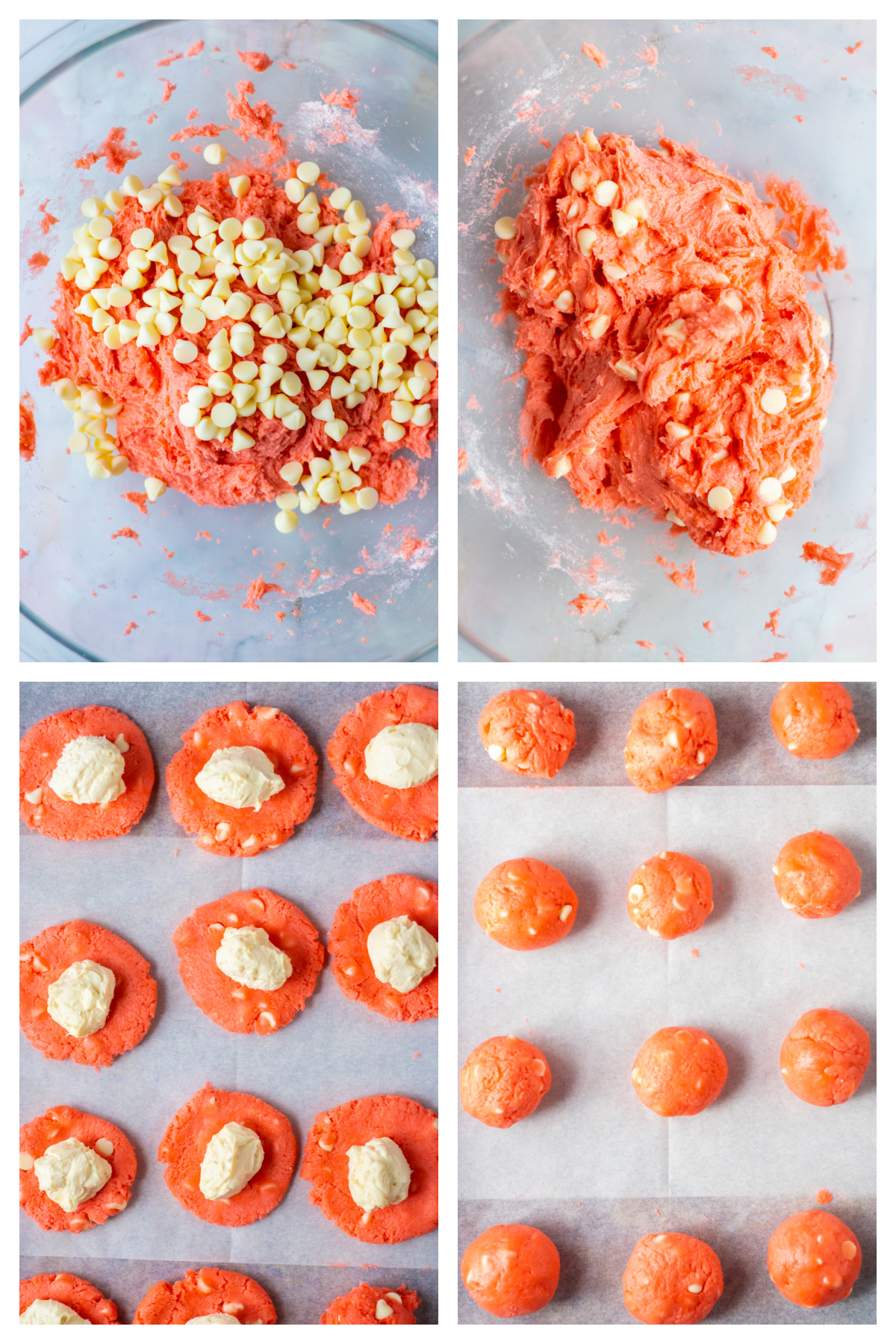 how do you make strawberry cheesecake cookies