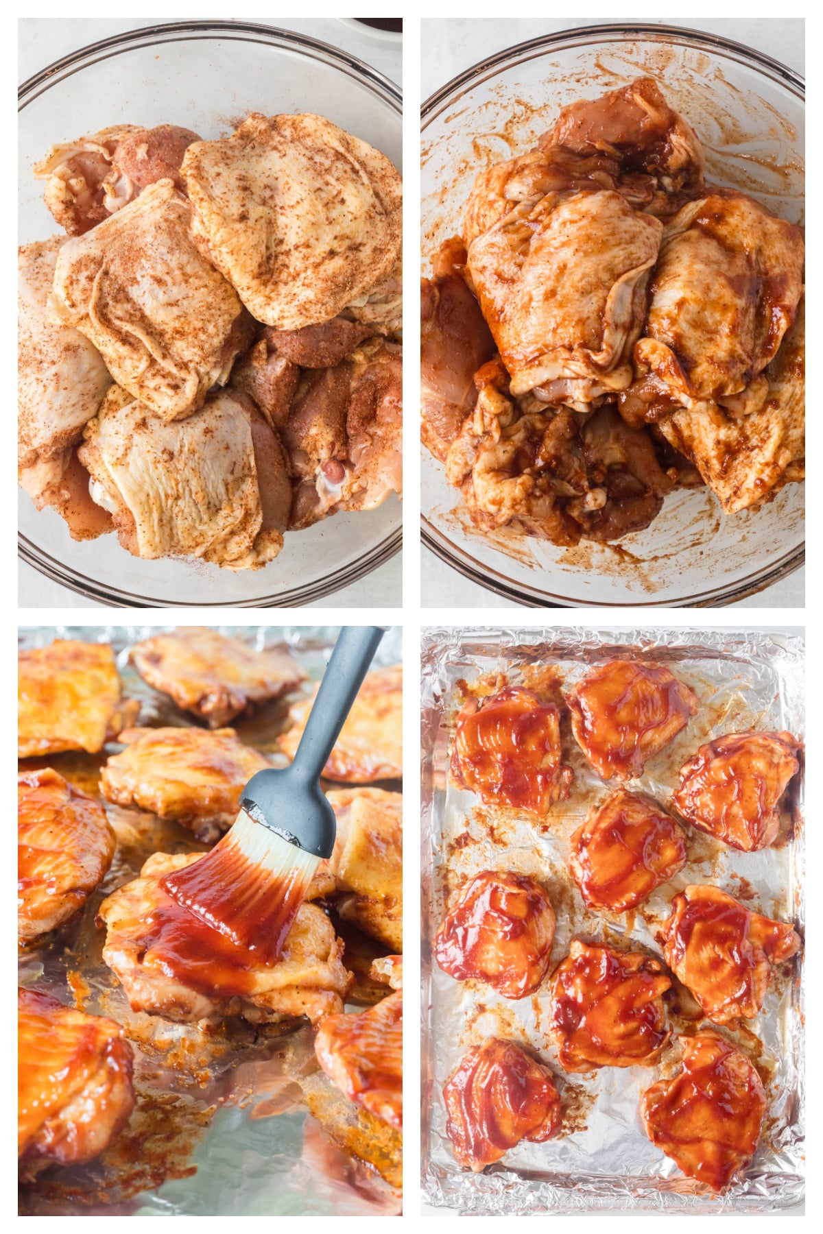 how to make bbq chicken thighs