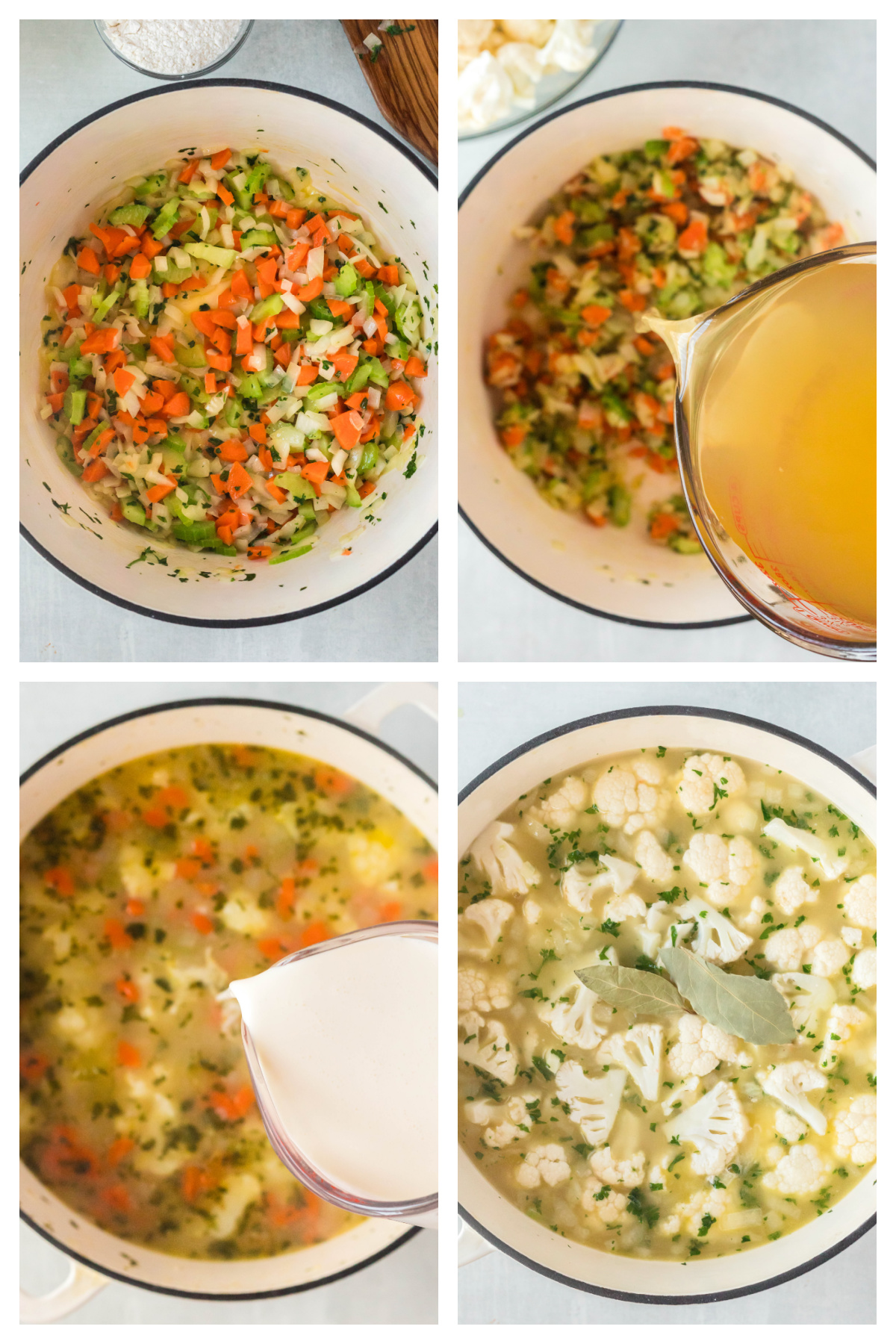 how to make cauliflower soup