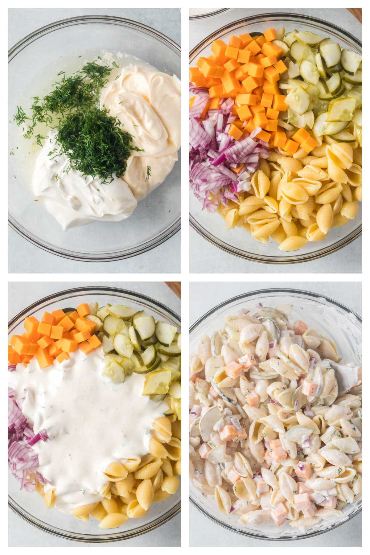 how to make dill pickle pasta salad