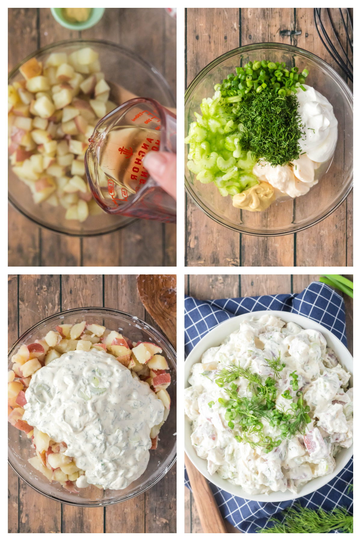 how to make dill potato salad