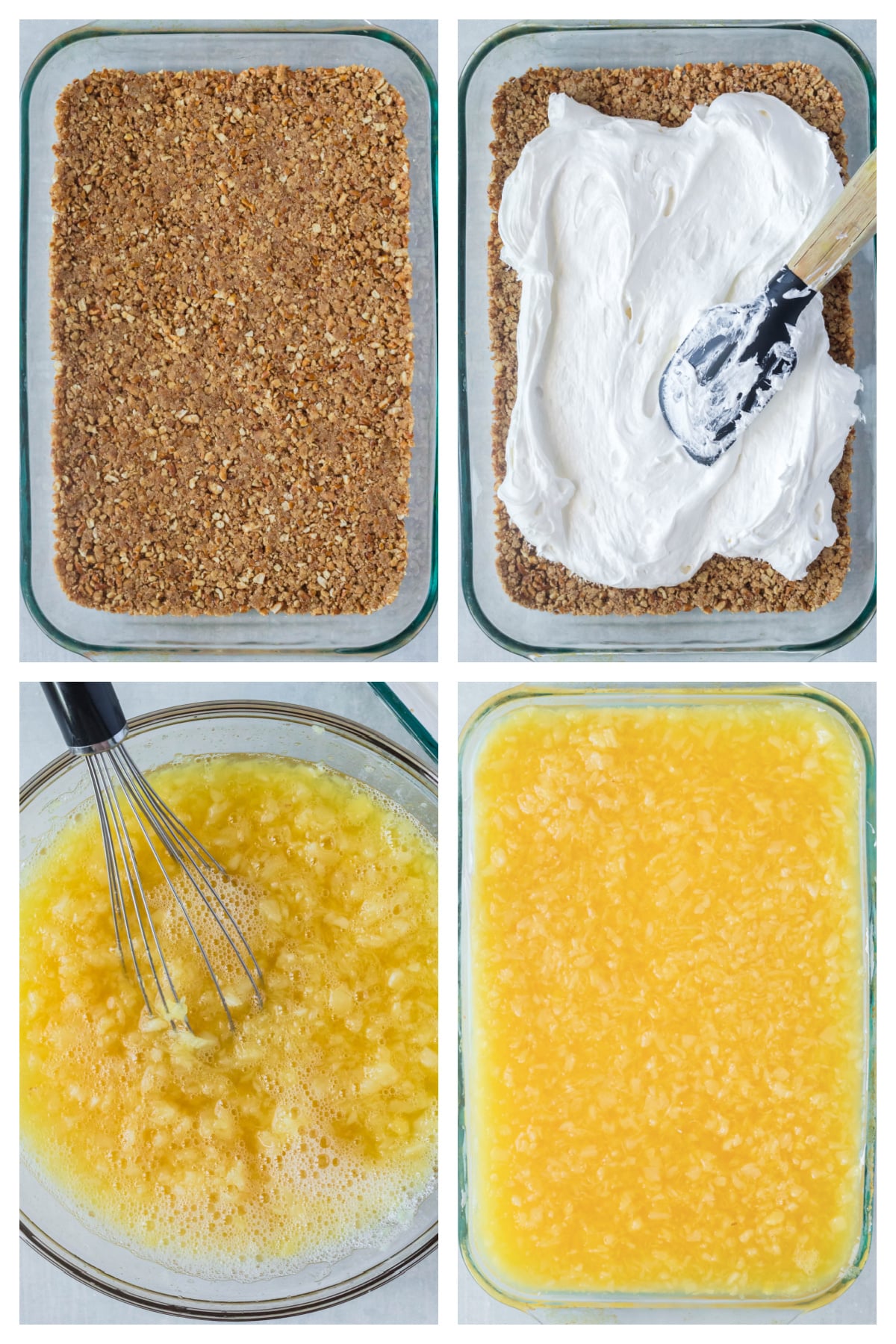 how to make pineapple pretzel salad