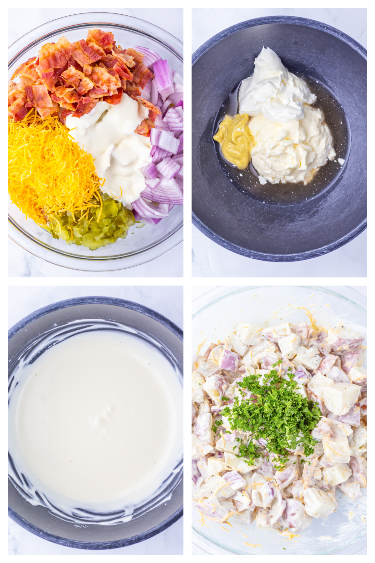 how to make steakhouse potato salad