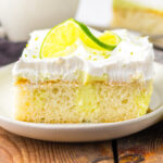 key lime poke cake