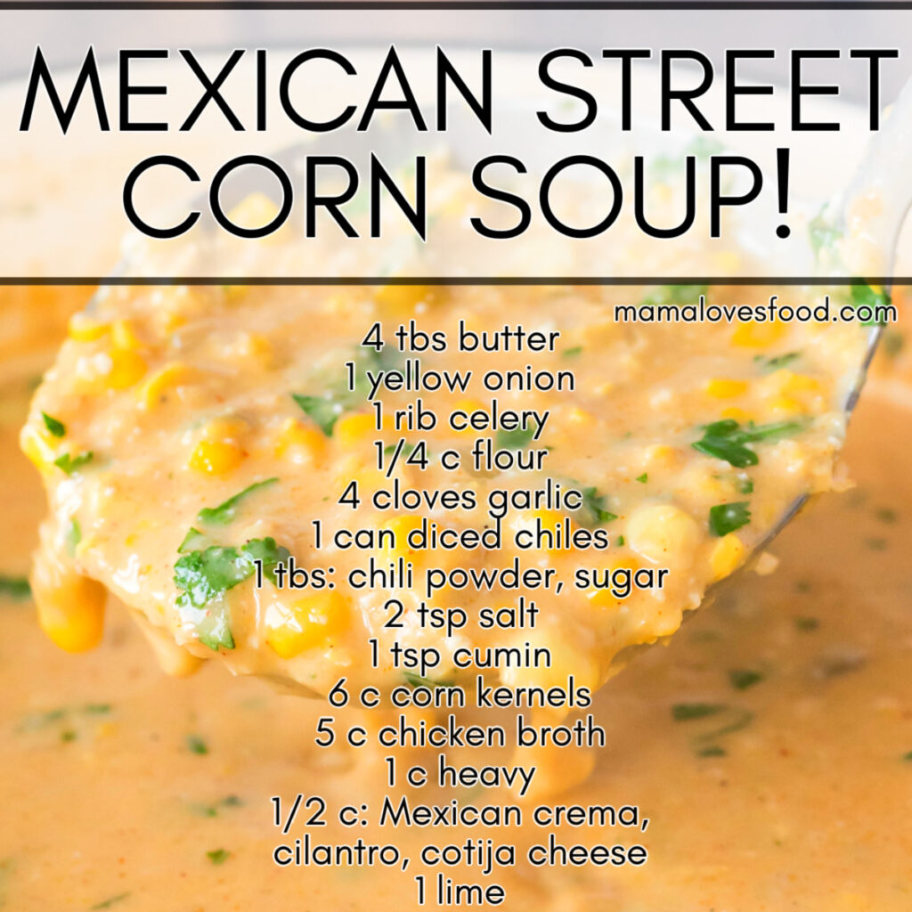 mexican street corn soup recipe