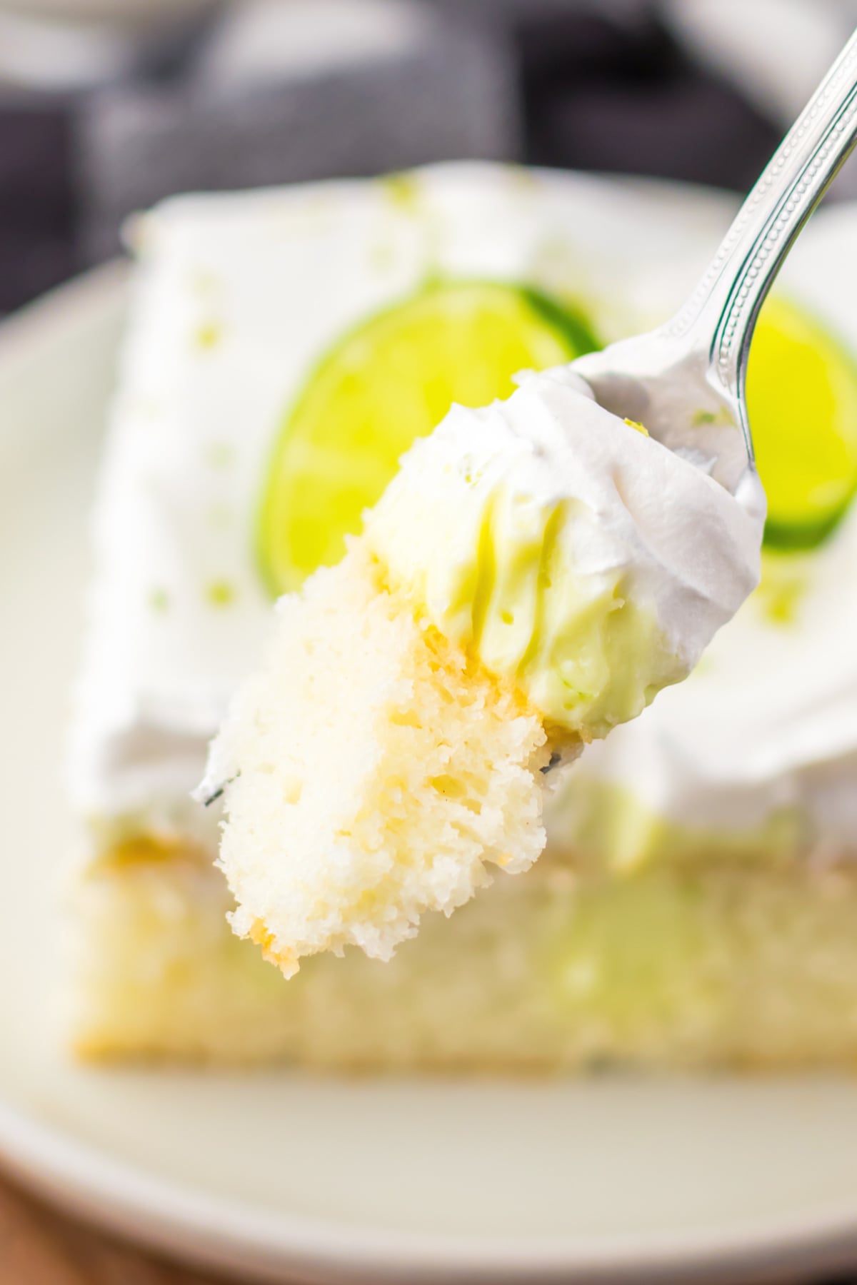 poke cake key lime flavor