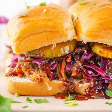 pulled pork sliders
