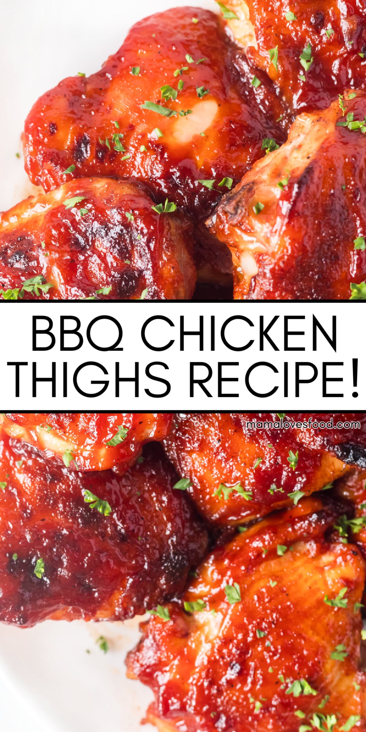 recipe baked barbecue chicken thighs