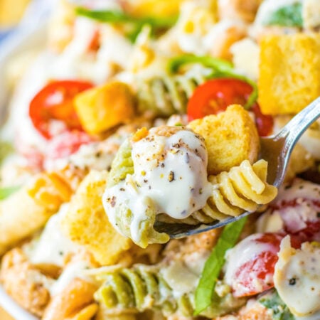 recipe chicken caesar pasta salad