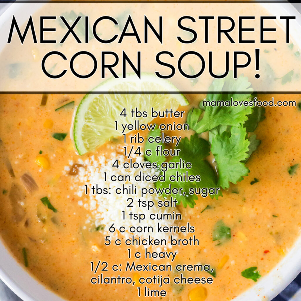 recipe mexican street corn soup
