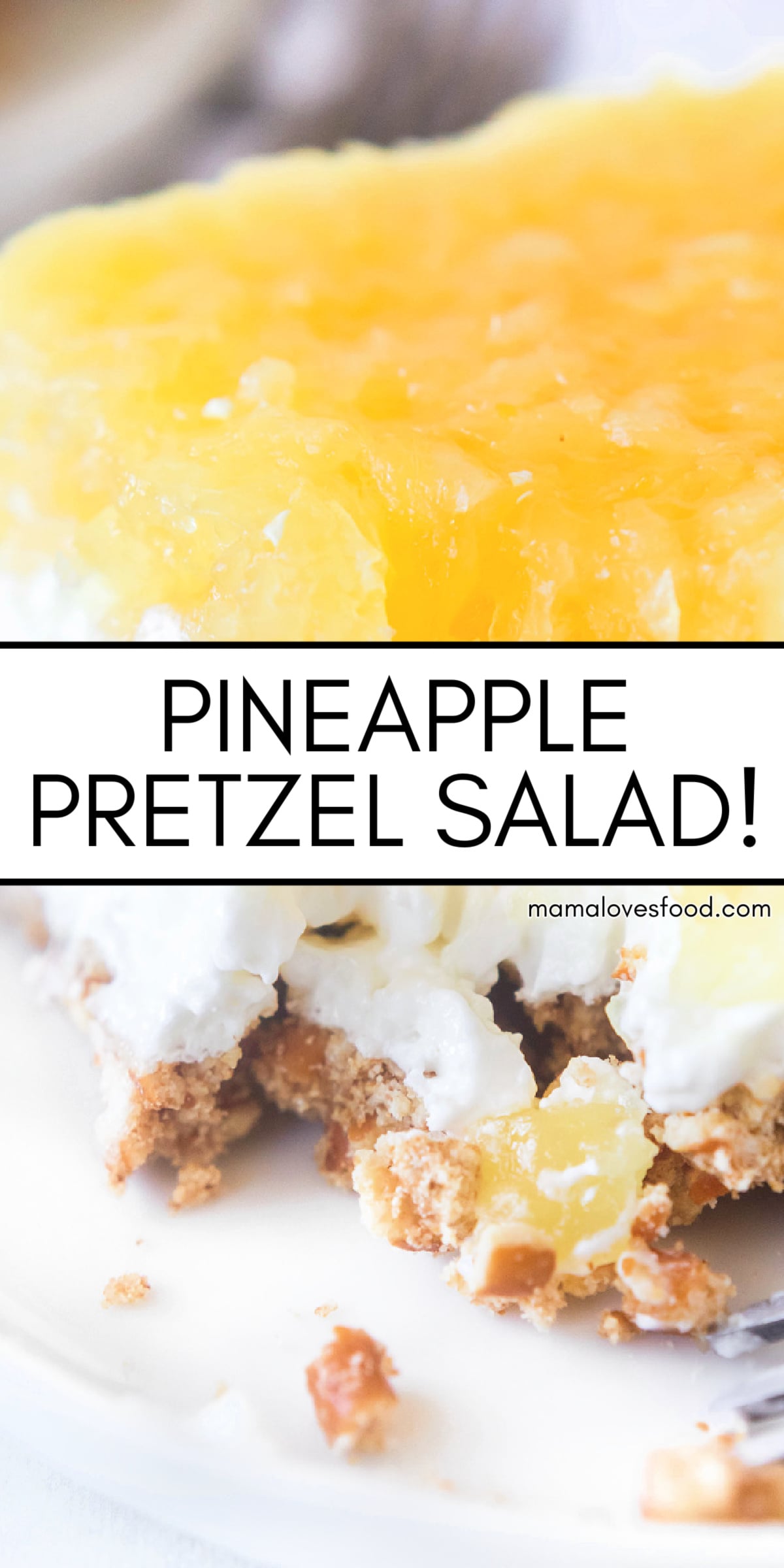 recipe pineapple pretzel salad
