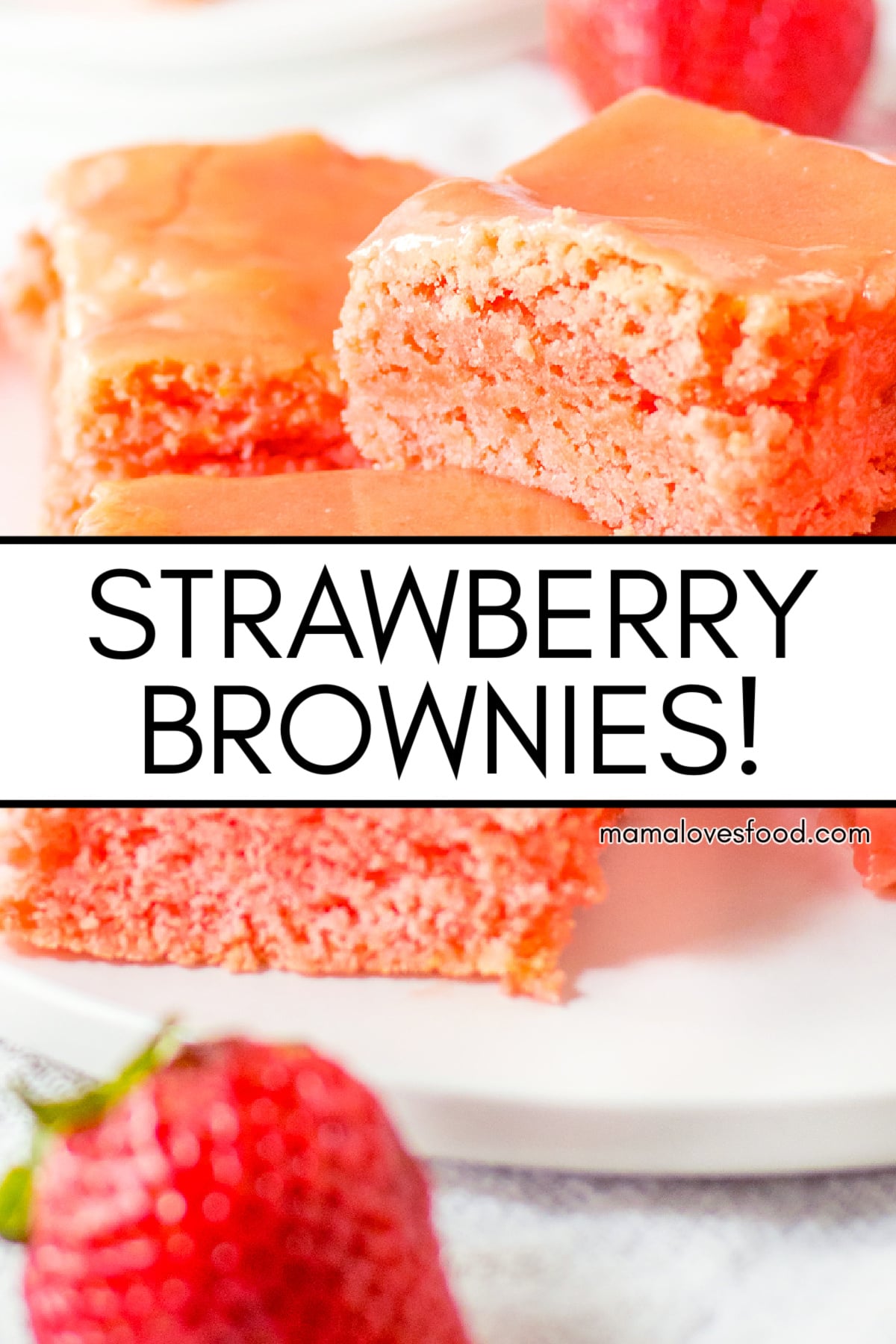 recipe strawberry brownies