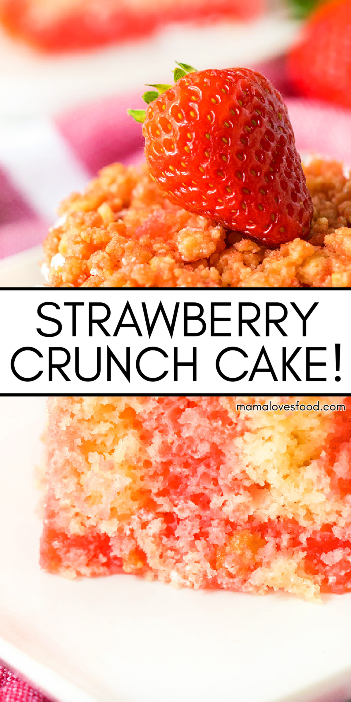 recipe strawberry crunch cake