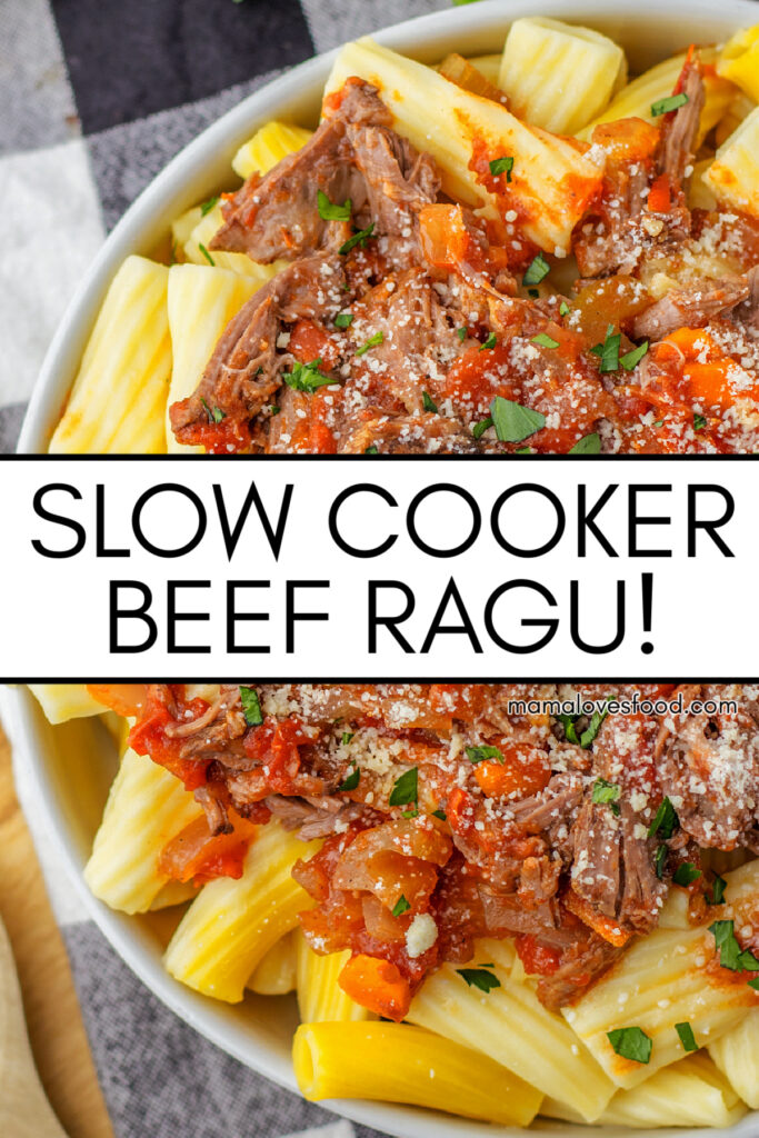 slow cooker beef ragu recipe