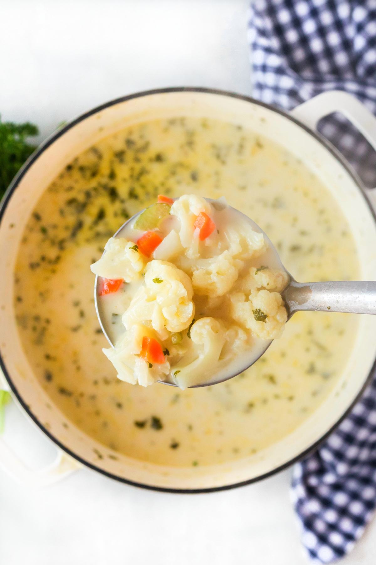 soup with cauliflower