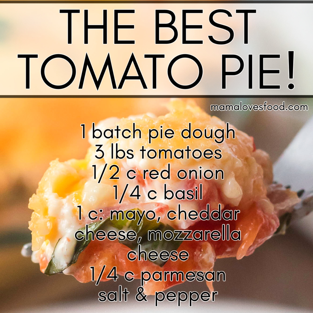 southern tomato pie recipe
