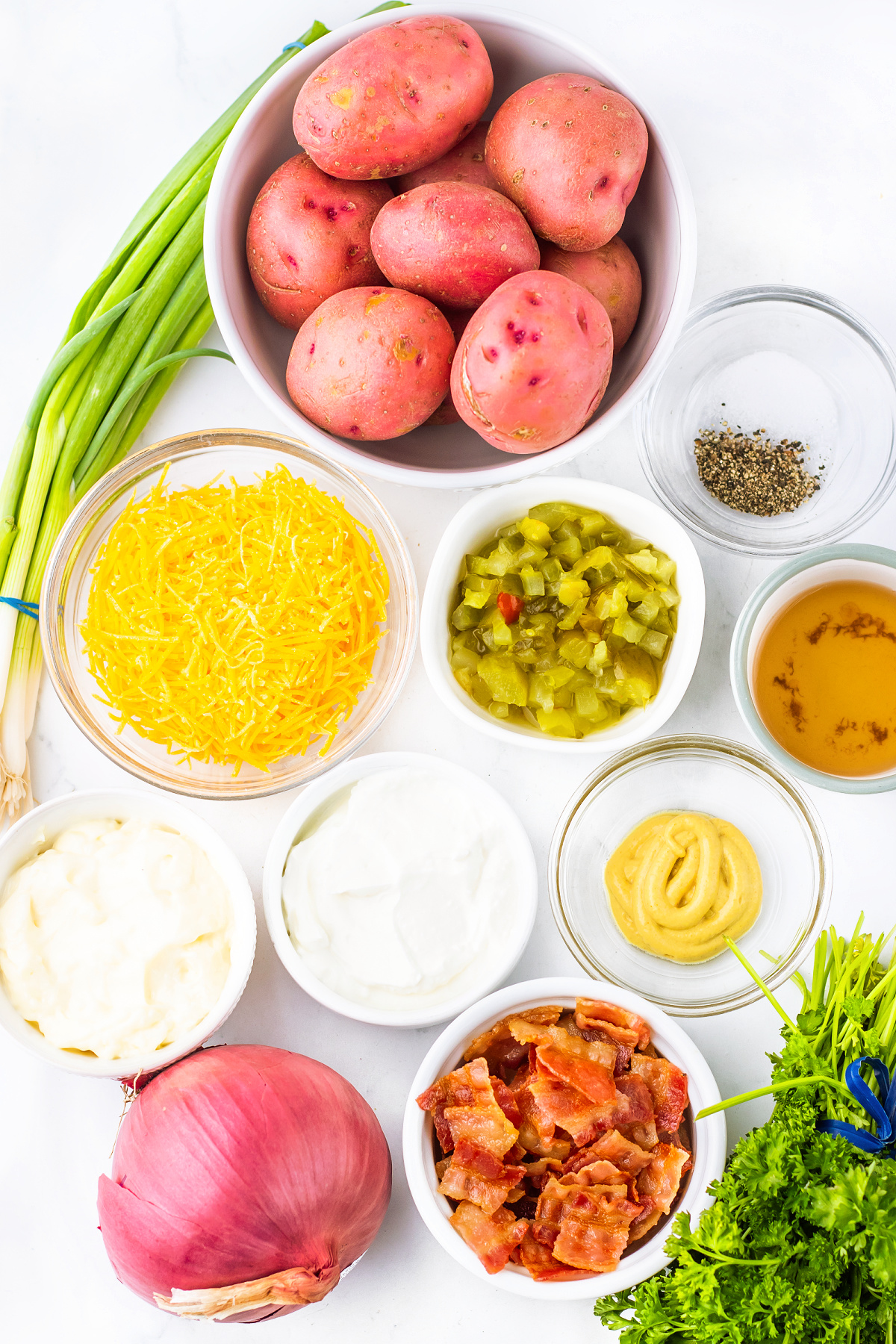 steakhouse potato salad ingredients