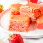 strawberry brownies