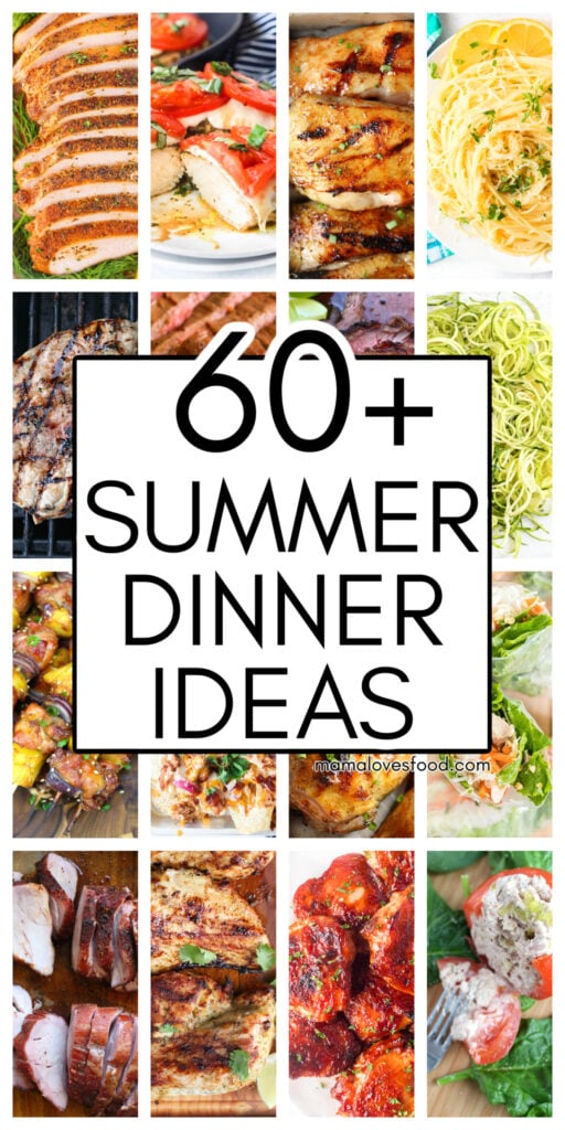 ideas for summer dinners