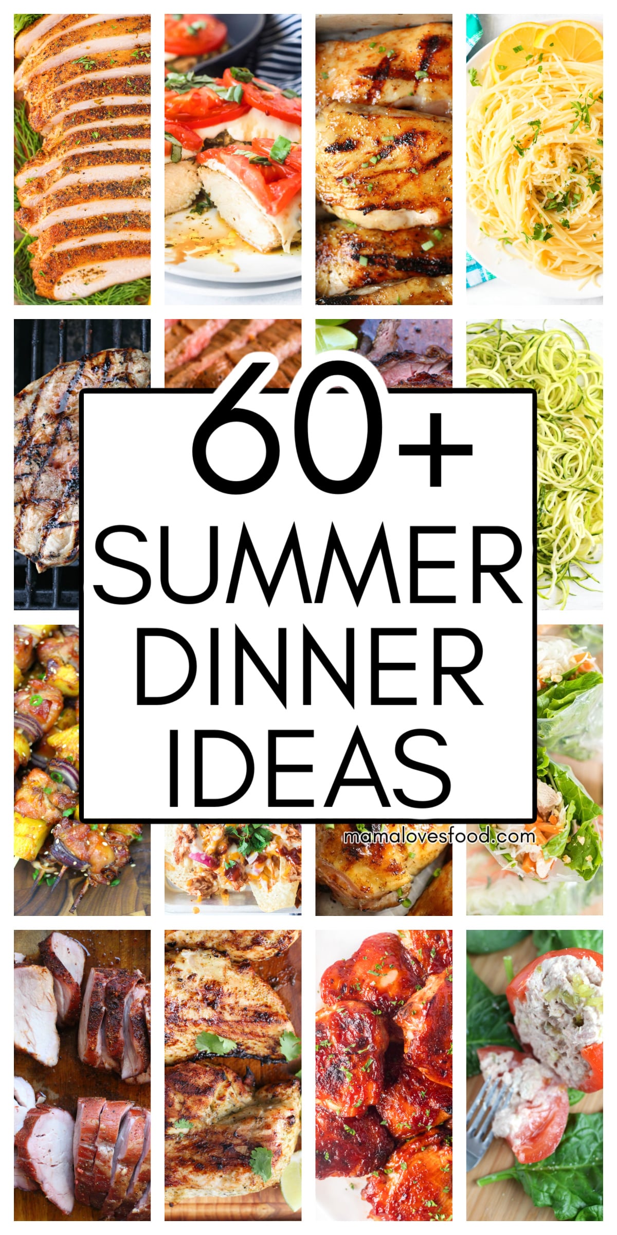 ideas for summer dinners