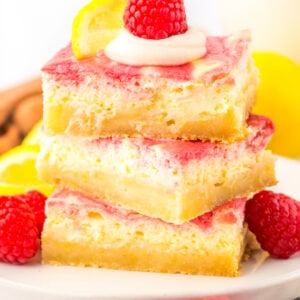 lemon raspberry cheesecake bars