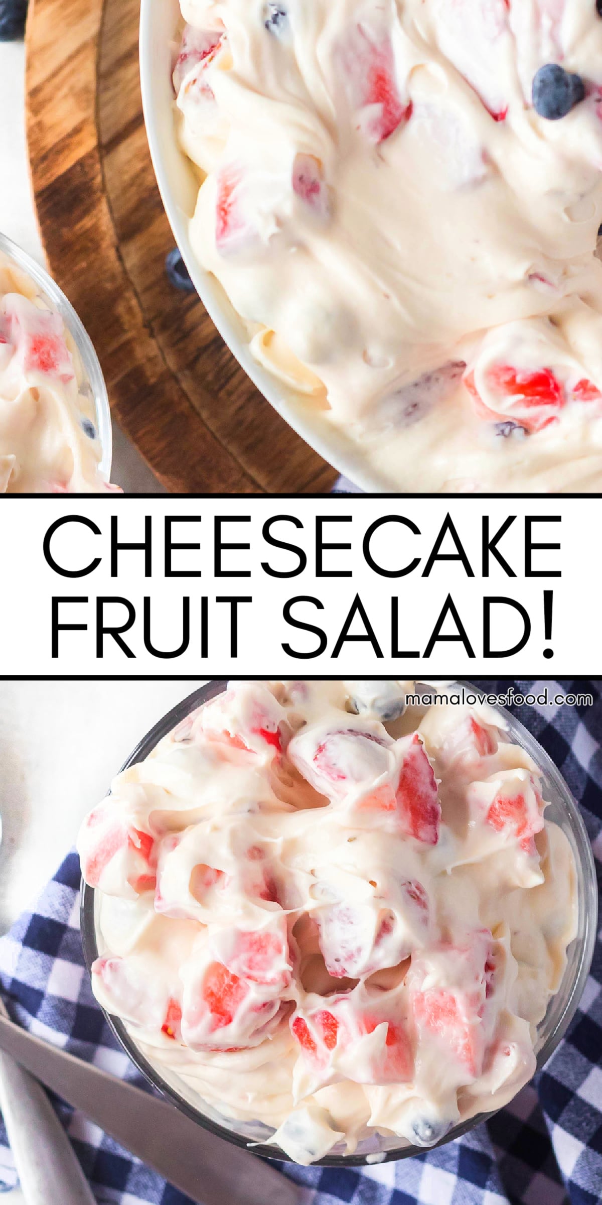 recipe cheesecake fruit salad