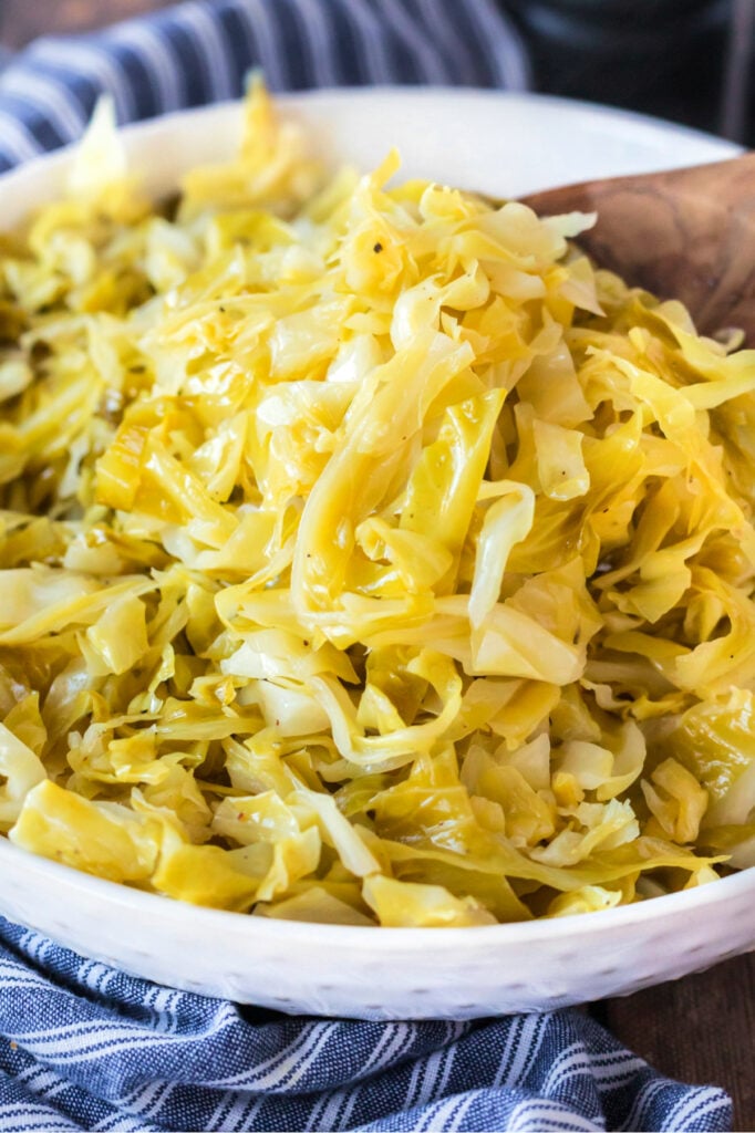 cabbage cooked with vinegar and sugar