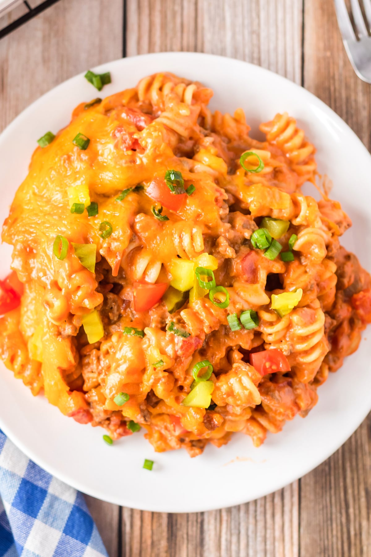 cheesy hamburger casserole