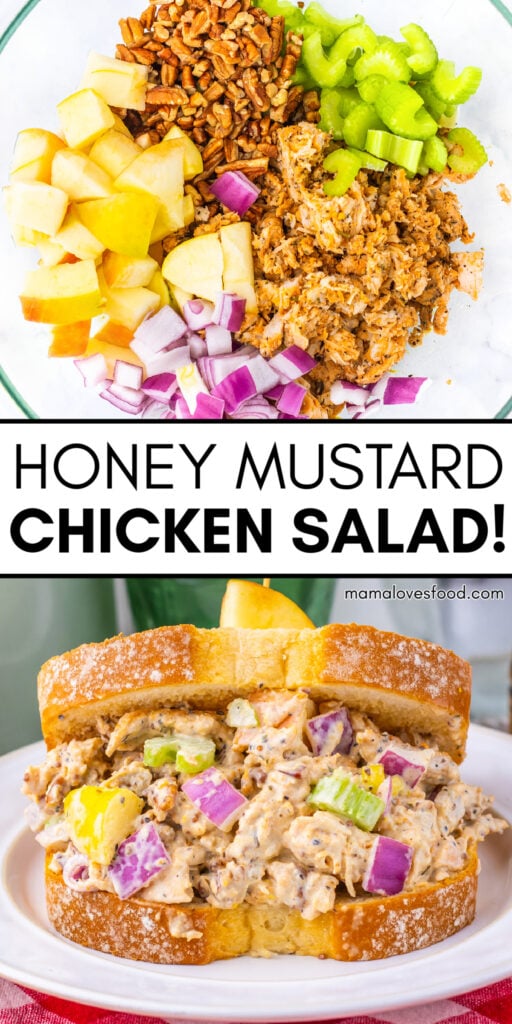 chicken salad with honey mustard dressing