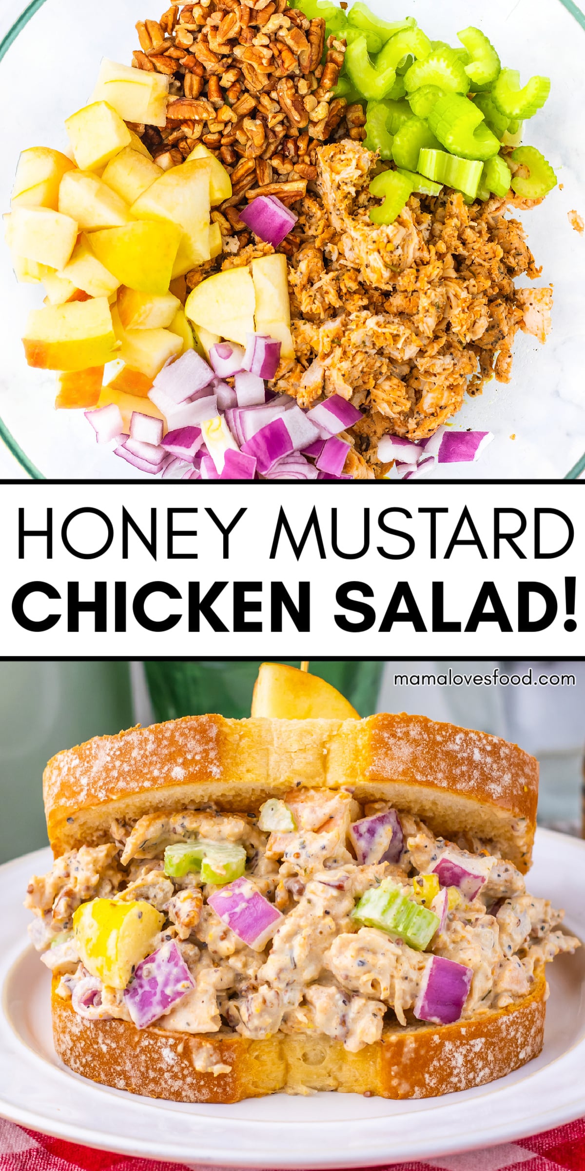 chicken salad with honey mustard dressing