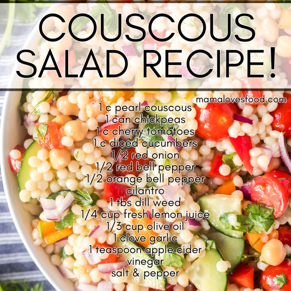 couscous salad recipe