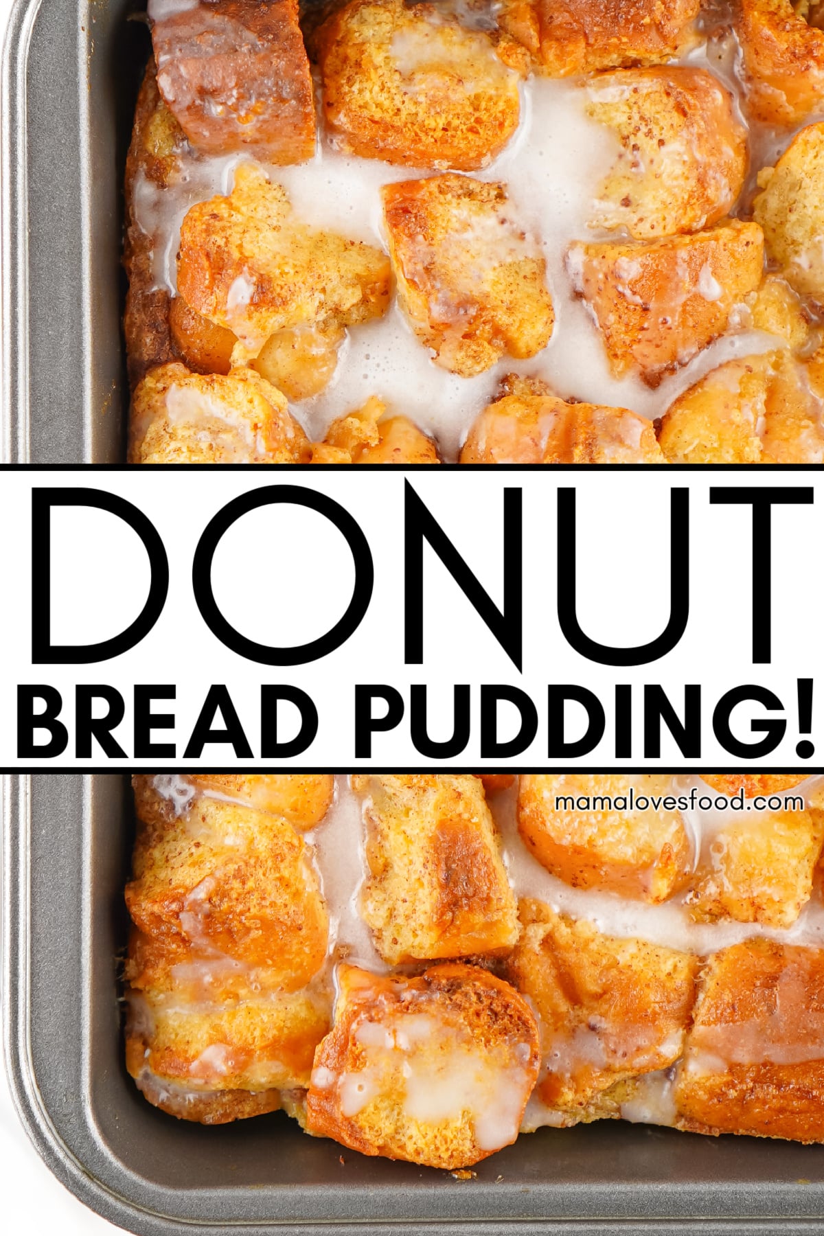 donut bread pudding recipe