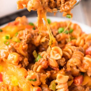 easy cheeseburger casserole recipe