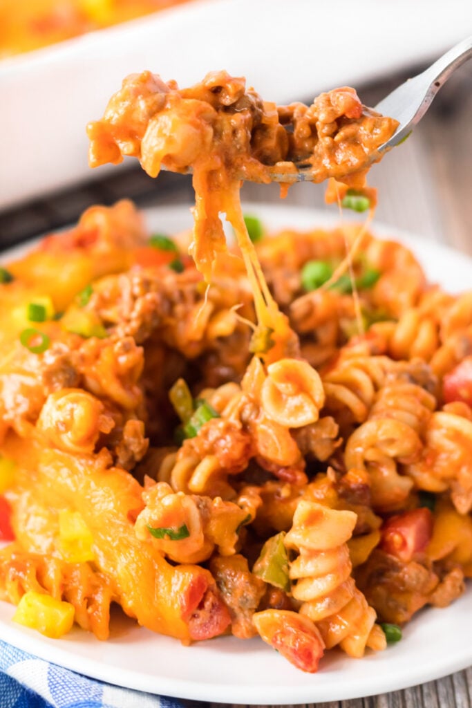 easy cheeseburger casserole recipe