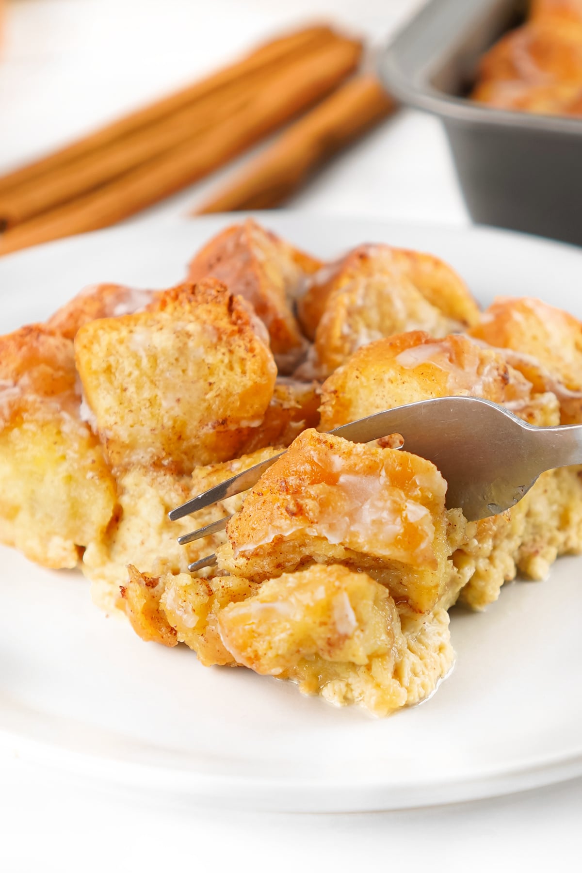 easy donut bread pudding