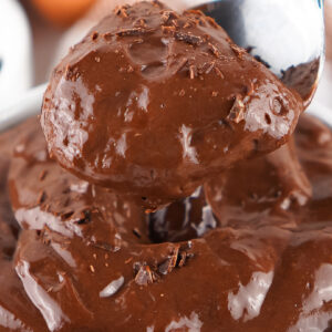 hard boiled egg chocolate pudding
