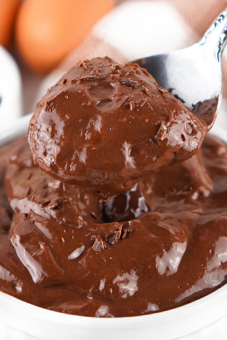 hard boiled egg chocolate pudding