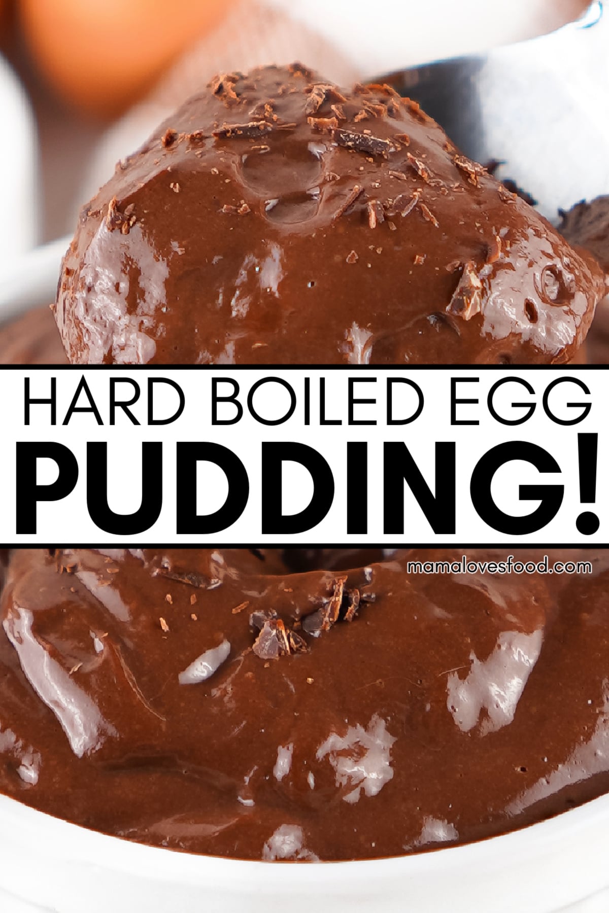 hard boiled egg pudding
