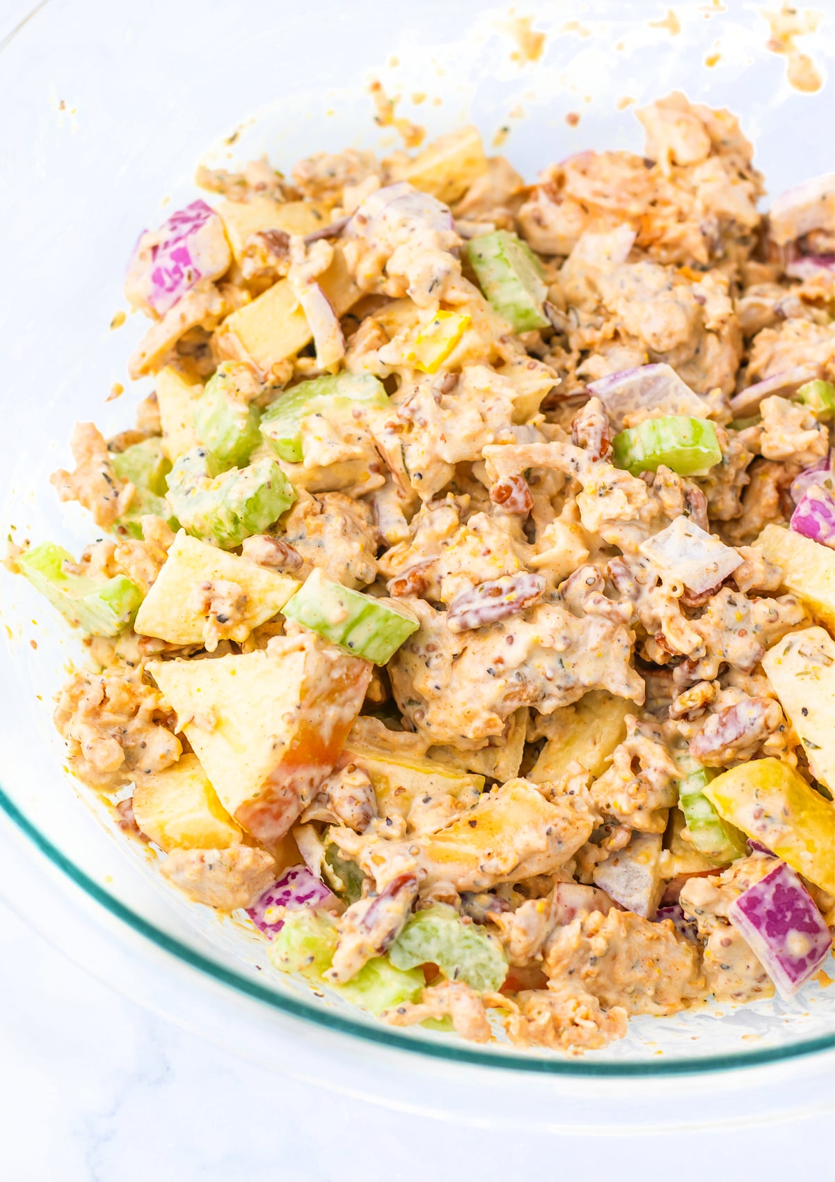 how do you make honey mustard chicken salad