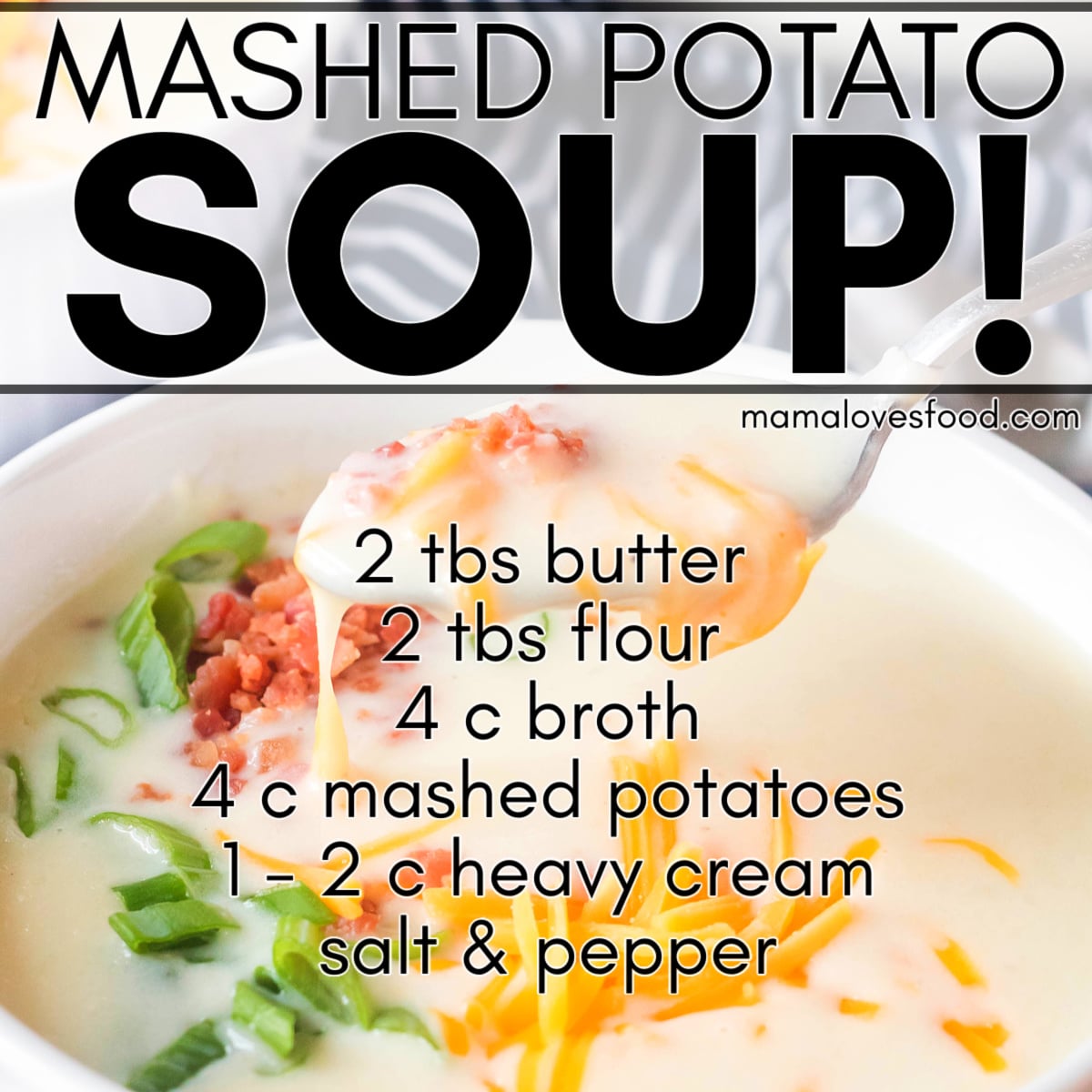 mash potato soup